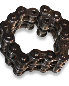 Roller chain dbl 5/8"x3/8"15 links f/cable win RW245/405/605